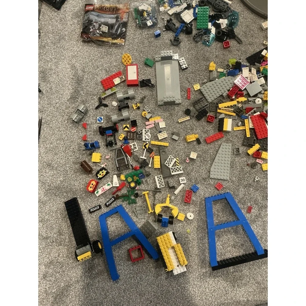 LEGO & Mega Bloks Bulk Lot Building Blocks/ Hobbit &Teenage Ninja Turtles Legos
